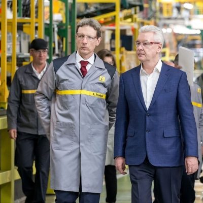 Мэр Москвы Сергей Собянин посетил московский завод Renault!